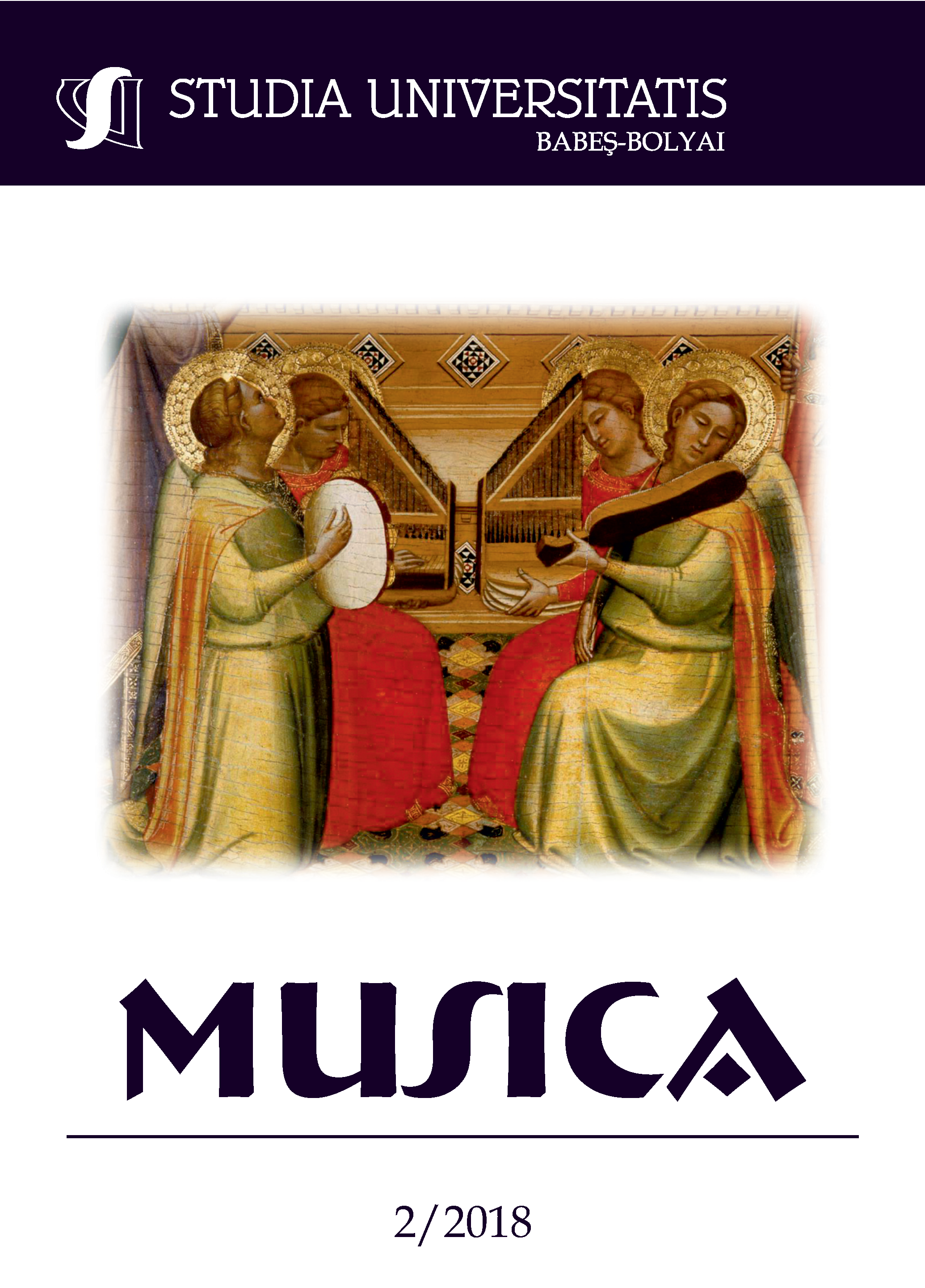 STUDIA UBB MUSICA, Volume 63 (LXIII), No. 2, December 2018