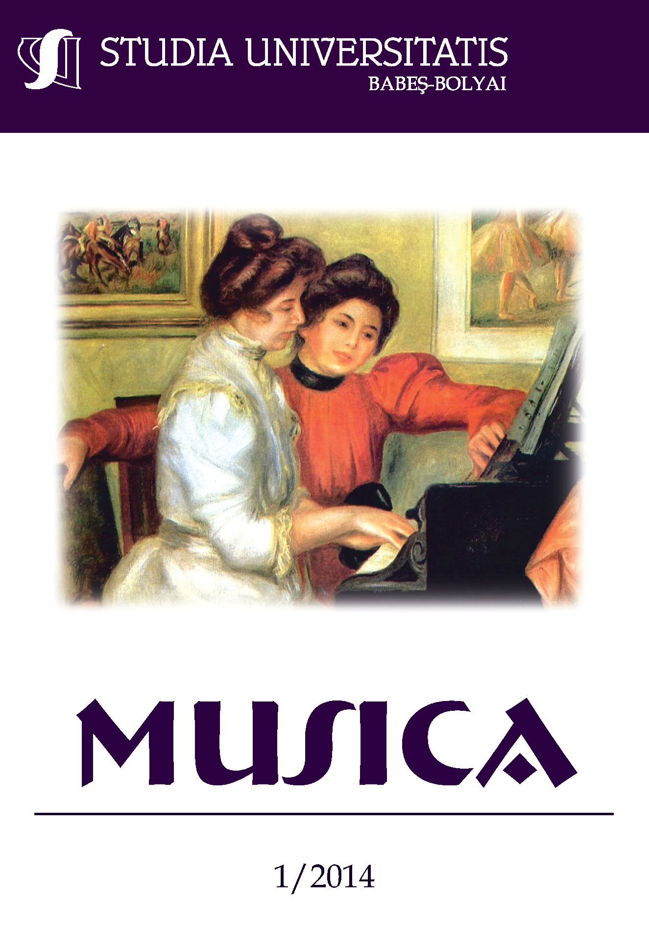 STUDIA UBB MUSICA, Volume 59 (LIX), No. 1, June 2014