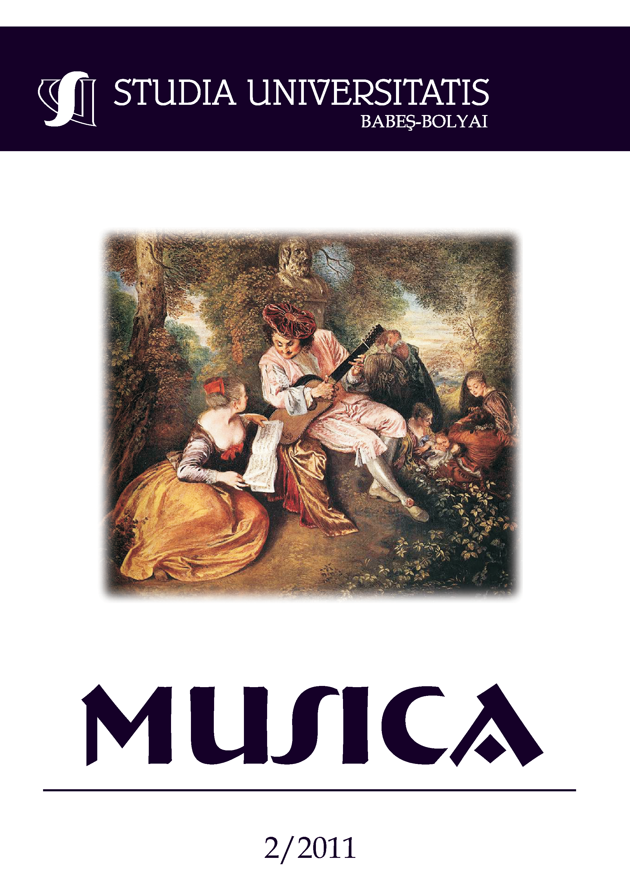 STUDIA UBB MUSICA, Volume 56 (LVI), No. 2, December 2011