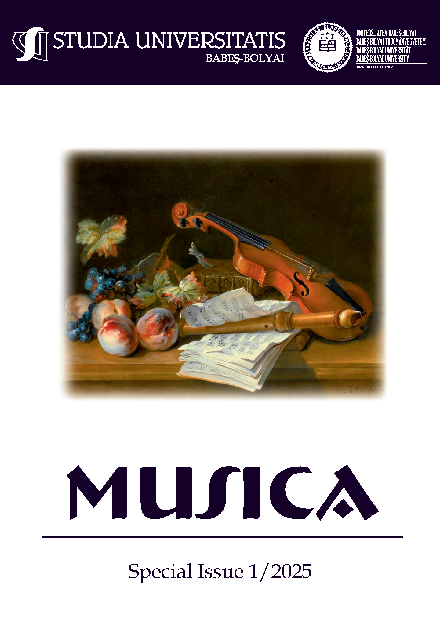 STUDIA UBB MUSICA, Volume 70 (LXX), Special Issue 1, July 2025