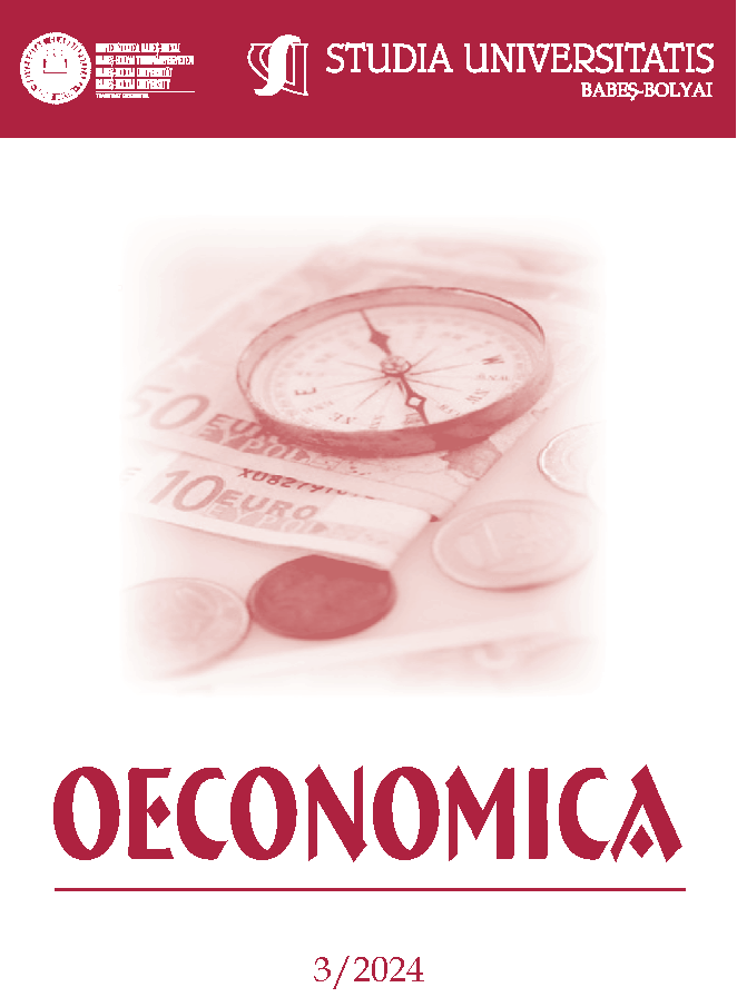 STUDIA UBB OECONOMICA, Volume 69 (LXIX), Issue 3, December 2024