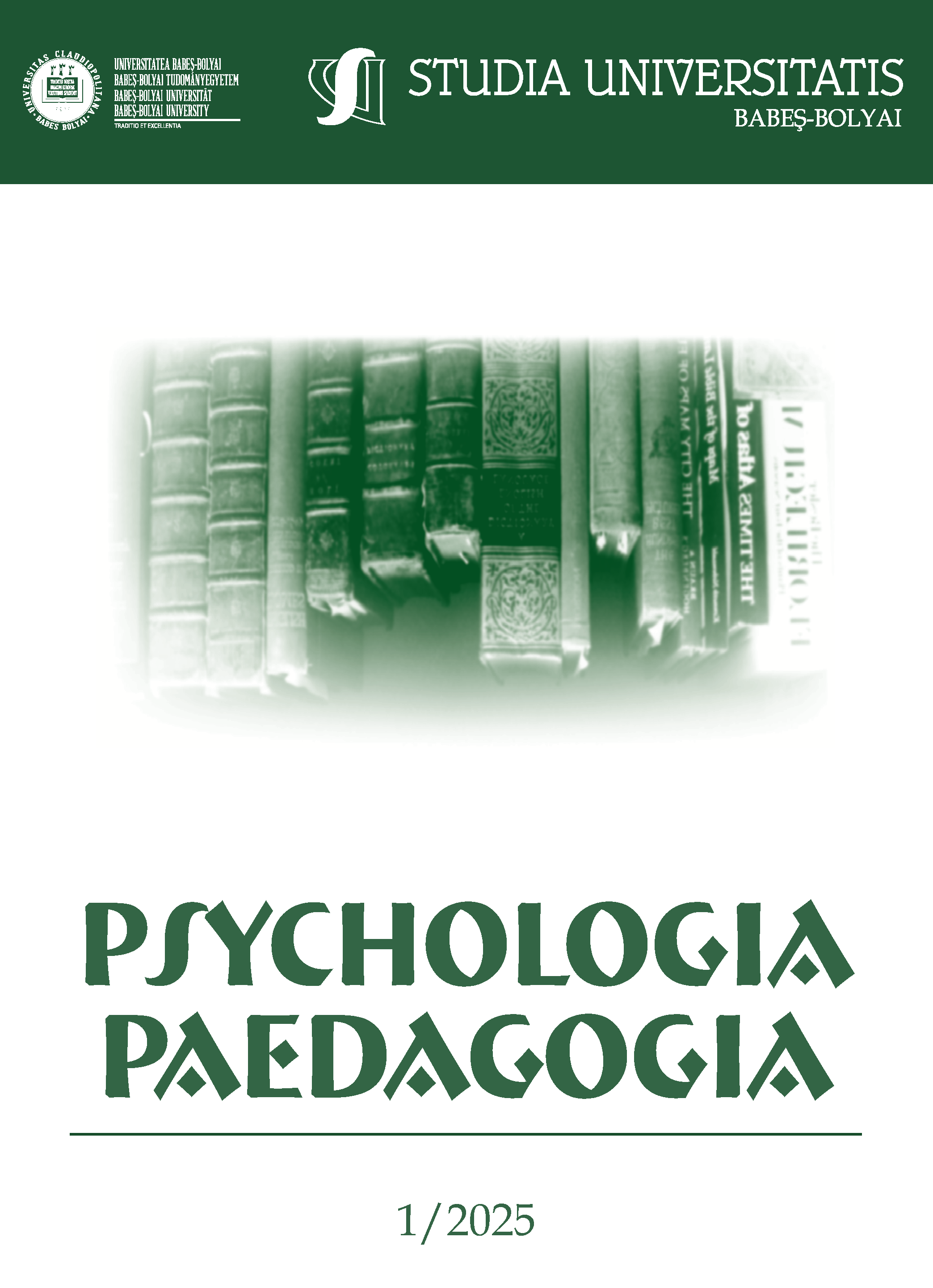 STUDIA UBB PSYCHOL.-PAED., Volume 70 (LXX), No. 1, June 2025