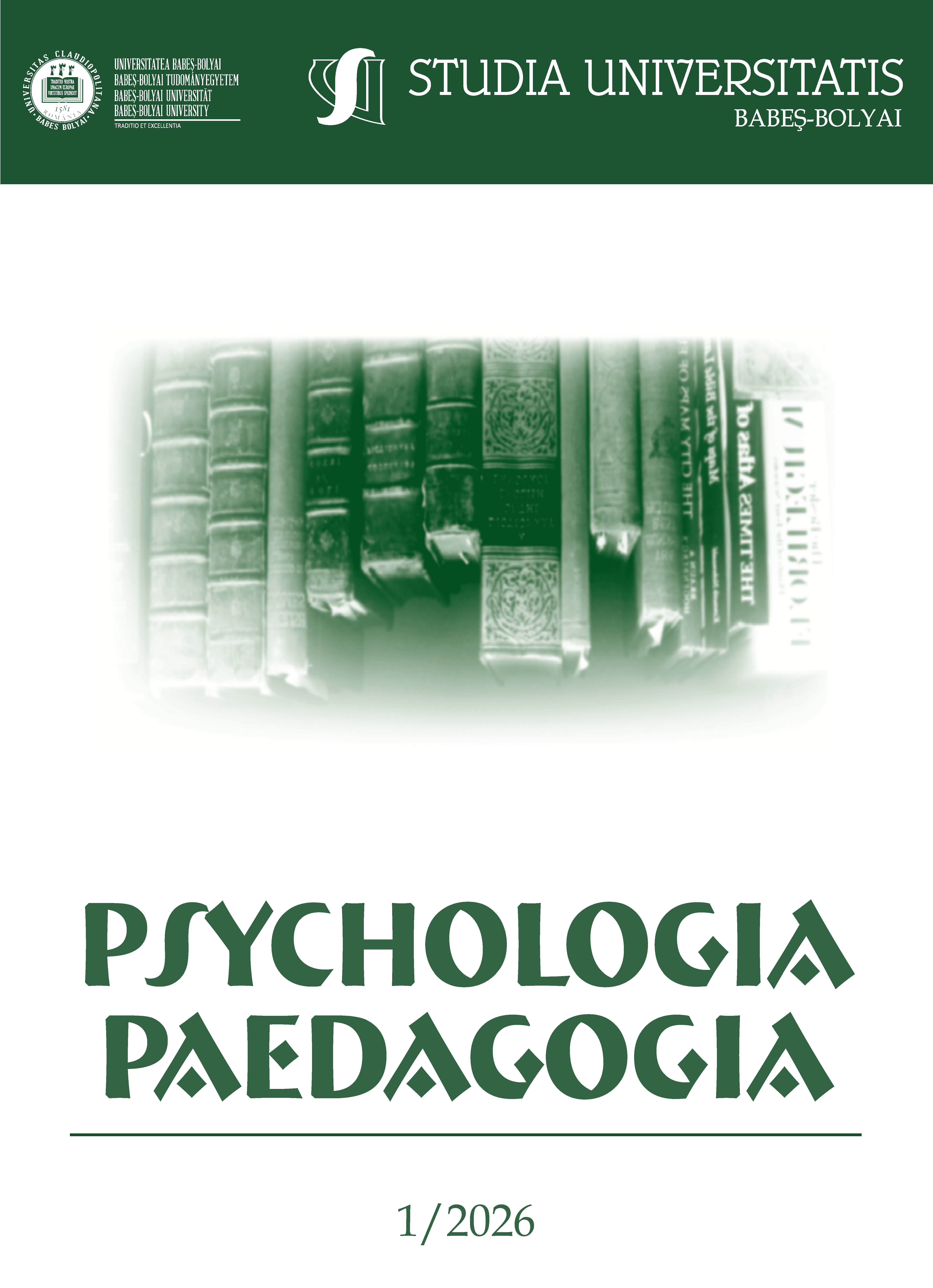 STUDIA UBB PSYCHOL.-PAED., Volume 71 (LXXI), No. 1, June 2026