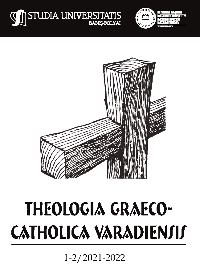 STUDIA UBB THEOL. GR.-CATH. VARAD., 66-67 (LXVI-LXVII), No. 1-2, 2021-2022