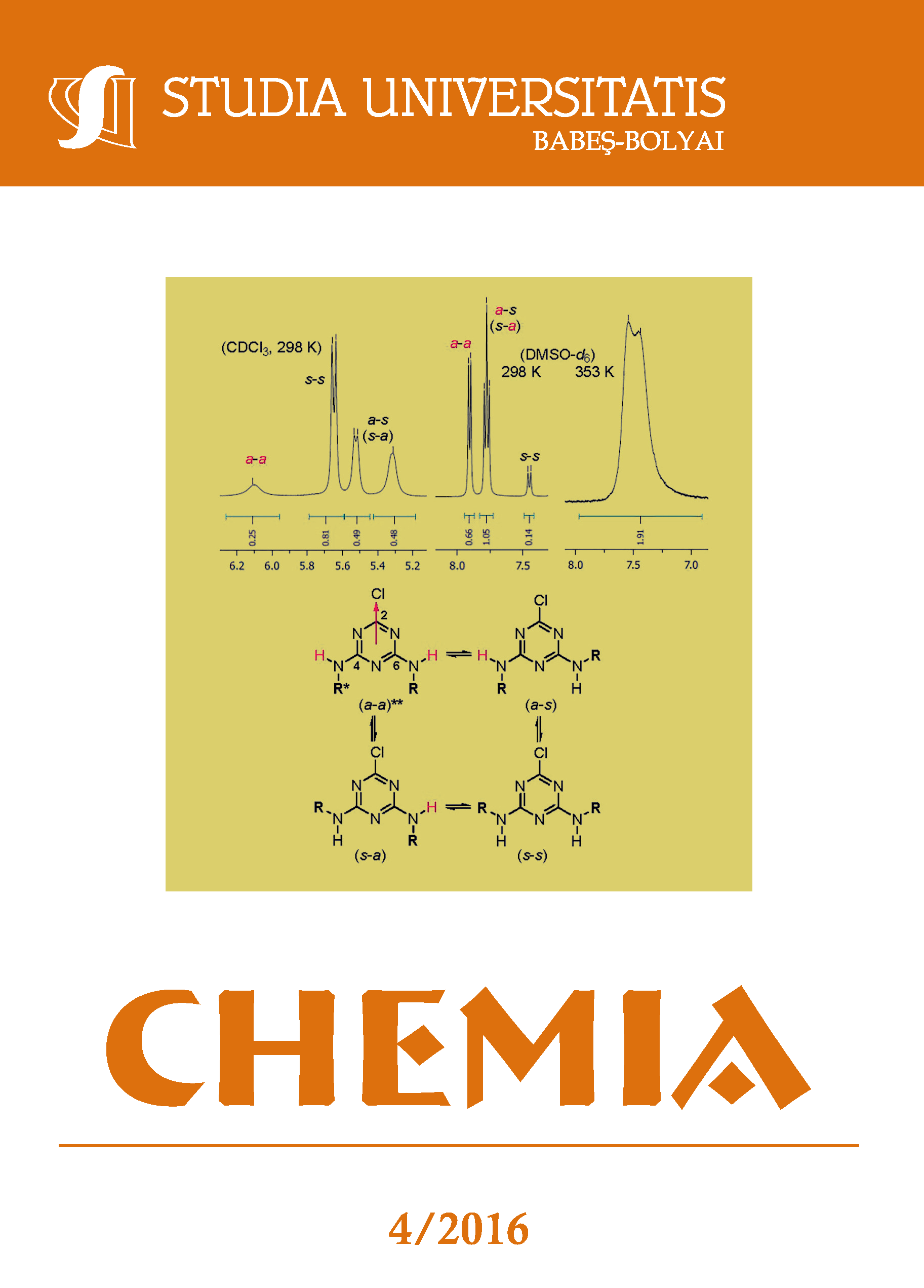 STUDIA UBB CHEMIA, Volume 61 (LXI), No. 4, December 2016