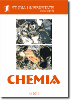STUDIA UBB CHEMIA, Volume 59 (LIX), No. 4, December 2014
