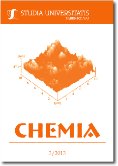 STUDIA UBB CHEMIA, Volume 58 (LVIII), No. 3, September 2013