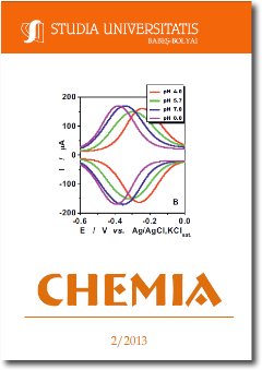 STUDIA UBB CHEMIA, Volume 58 (LVIII), No. 2, June 2013