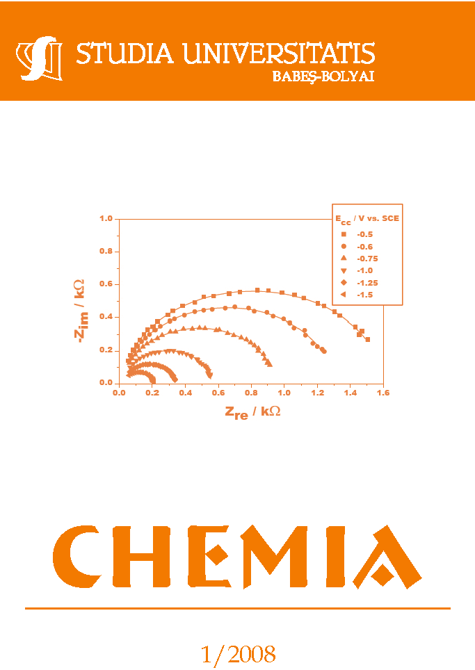 STUDIA UBB CHEMIA, Volume 53 (LIII), No. 1, March 2008
