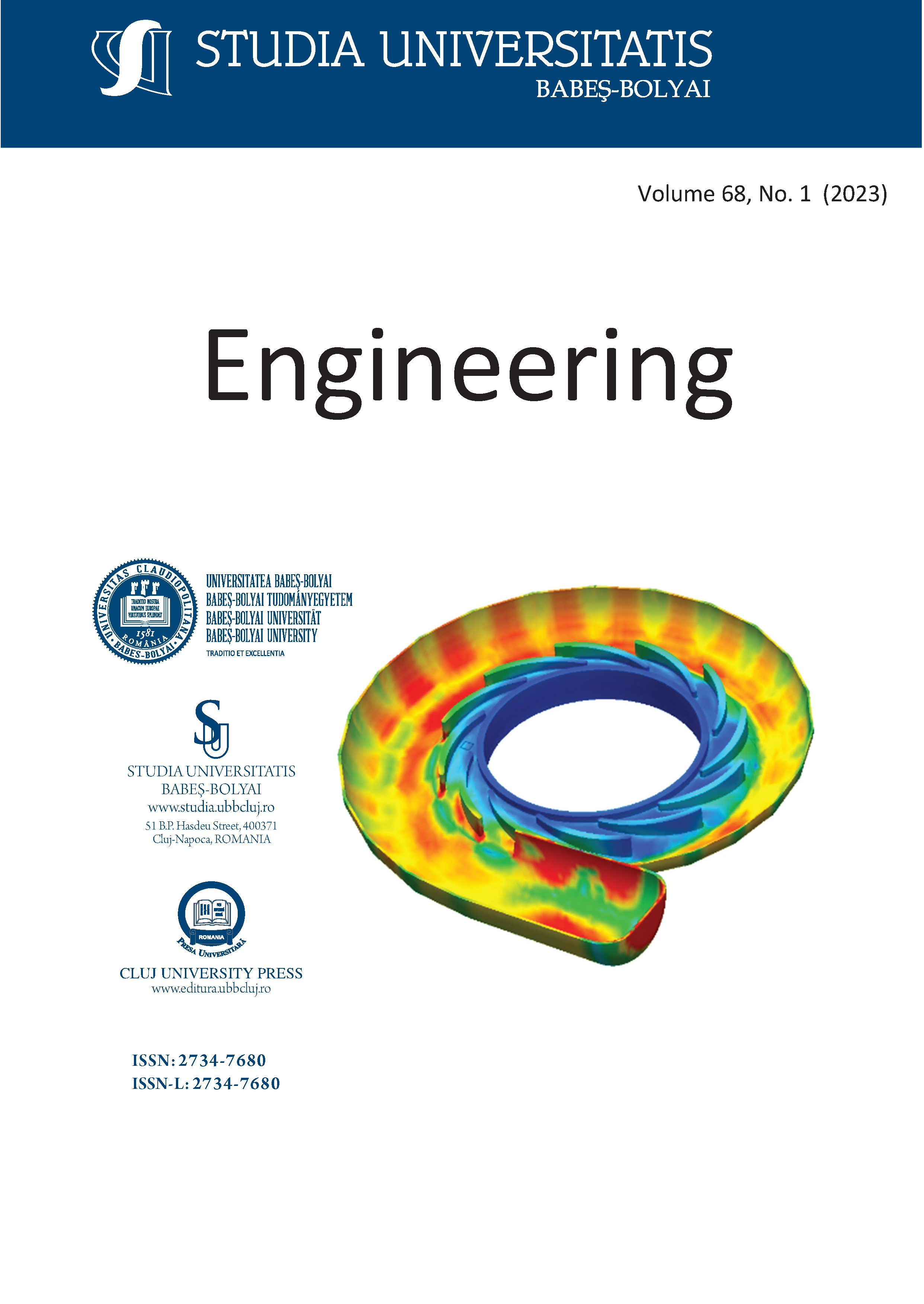 STUDIA UBB ENGINEERING, Volume 68 (LXVIII), No. 1, November 2023