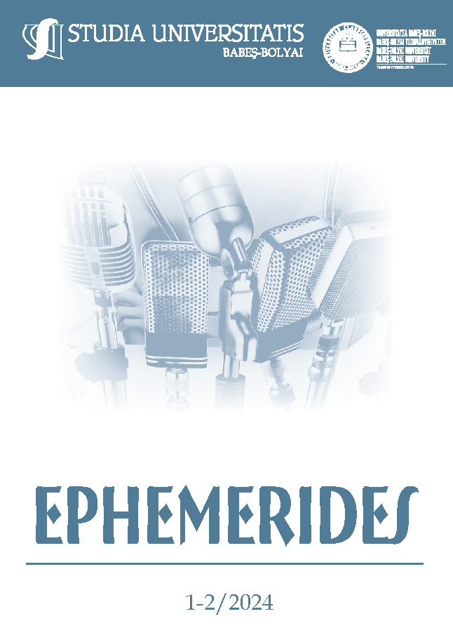 STUDIA UBB EPHEMERIDES, Volume 69 (LXIX), No. 1-2, 2024