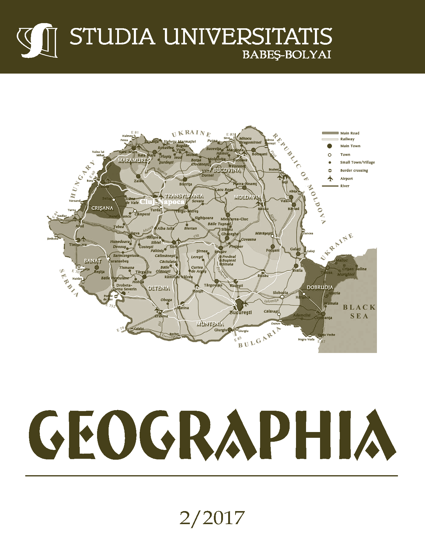 STUDIA UBB GEOGRAPHIA, Volume 62 (LXII), No. 2, September 2017