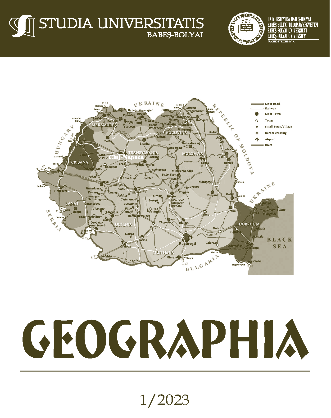 STUDIA UBB GEOGRAPHIA, Volume 68 (LXVIII), No. 1, June 2023