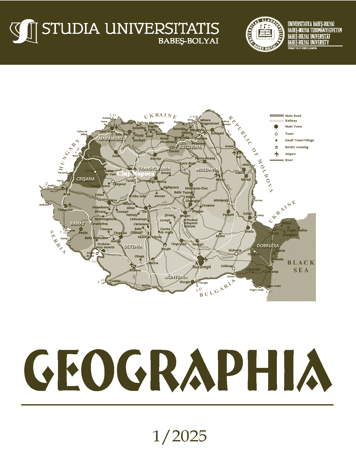 STUDIA UBB GEOGRAPHIA, Volume 70 (LXX), No. 1, June 2025