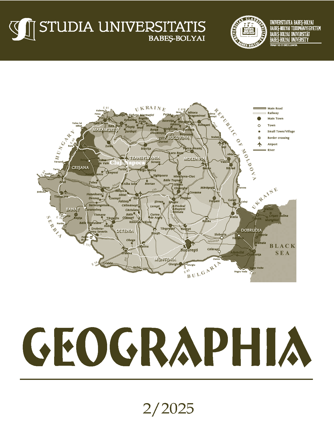 STUDIA UBB GEOGRAPHIA, Volume 70 (LXX), No. 2, December 2025